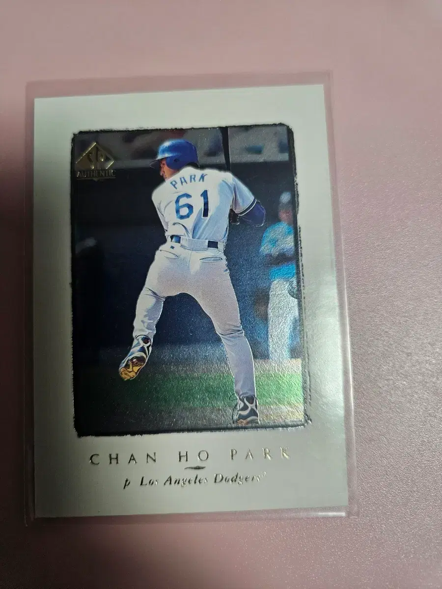 박찬호 1998 SP Authentic base 카드