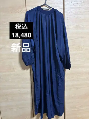 TORRAZZO DONNA 네이비 롱 원피스 [ 토라쪼 ]