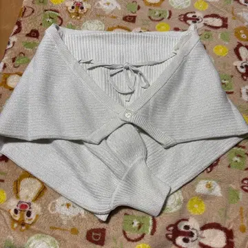 아카이브 리본 모헤어 라이크 숏 리브 니트 가디건