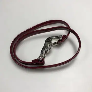 12961 페라가모 가죽 더블 간치니 초커 팔찌