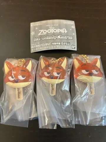주토피아 아이스캔디 참 닉 3개