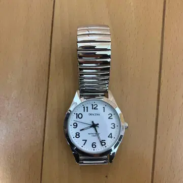 아날로그 손목시계 실버