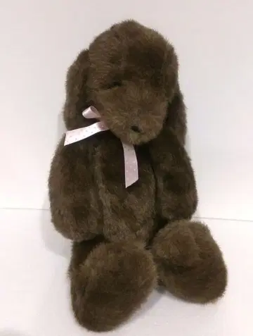 핀턱 핀턱 봉제 인형 강아지 레트로