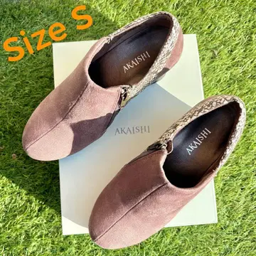 AKAISHI 아카이시 아치 피터 부티 사이드 지퍼 그레이지