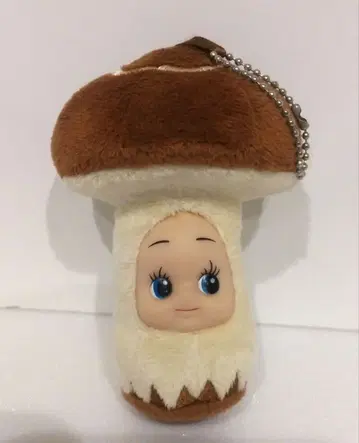 큐피 버섯 코스튬 마스코트 봉제 인형 버섯 브라운 브라운