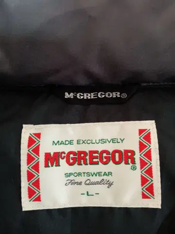 McGREGOR 후드 부착 다운 자켓 L 사이즈 차콜 그레이 새상품급