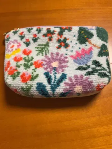 페이러 파우치 키위 꽃무늬