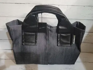 미사용 새상품 kawa-kawa 카와카와 데님 토트백 안쪽 핑크