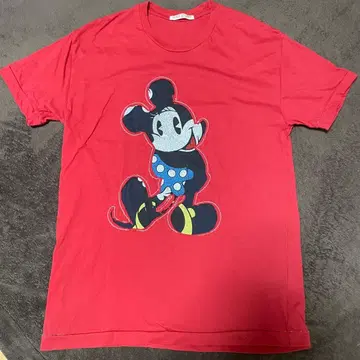 미키마우스를 모티브로 한 GREYHOUND의 빈티지 T셔츠