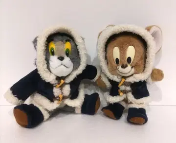 선애로우 톰과 제리 더플 코트 봉제 인형 톰 제리 1998