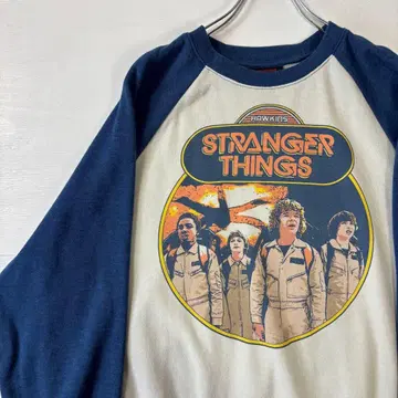 기묘한 이야기 래글런 맨투맨 XL 사이즈 고스트버스터즈 구제 의류