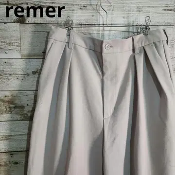 remer 와이드 팬츠 L 베이지 리메르