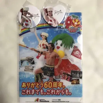 하와이안즈 플라걸 푸아메리아 마유 씨 파일 캔뱃지 3종 세트