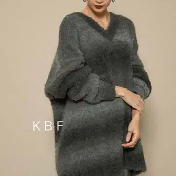 kbf 그라데이션 와이드 니트
