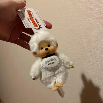 몽치치 화이트 봉제 인형 키링