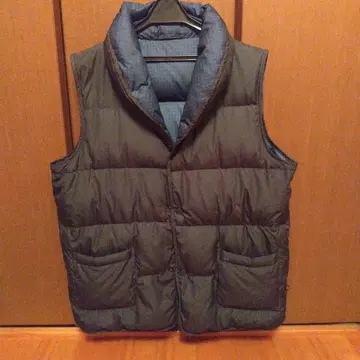 다크 그린 다운 베스트