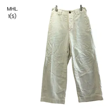 [ MHL. ] 와이드 팬츠 1 S 사이즈 코튼 마가렛호웰 1012