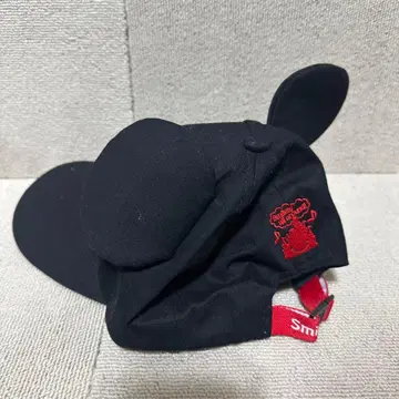 미키 귀도리 모자 블랙