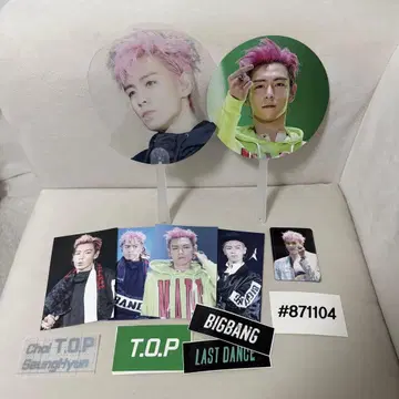BIGBANG T.O.P 카드, 스티커, 부채