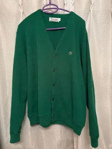 [ 아이묭 착용 ] IZOD LACOSTE 라코스테 가디건 그린