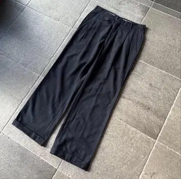 60s 70s usa제 와이드 스트레이트 슬랙스 2턱 W30