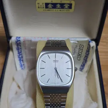 세이코 아날로그 시계 손목시계 쿼츠 시계 미사용 노후화