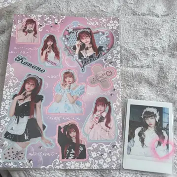 센리츠 카나노 폴라로이드 렌즈 폴라로이드 트레이딩 카드 스티커