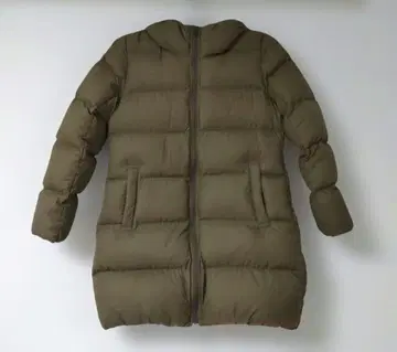 무인양품 물을 튕기는 후드 다운 코트 브라운