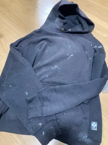 DISCUS 후드 부착 후드티 블랙 구제 의류 오니 페이드 분위기 계열