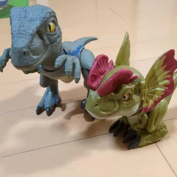 공룡 피규어 세트 가동식 2체