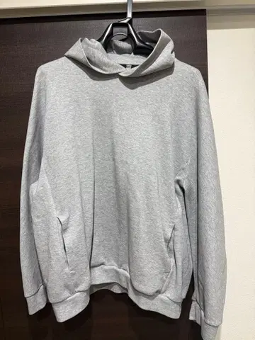 Attachment 어태치먼트 오버 사이즈 후드티 그레이