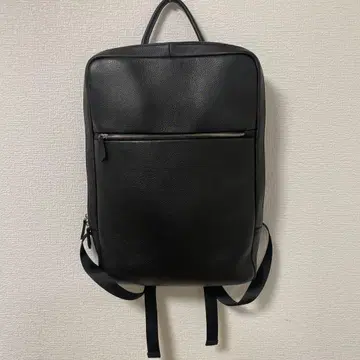 MURA 블랙 가죽 비즈니스 백