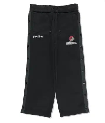 Wind and Sea NBA 스웨트 테어어웨이 팬츠