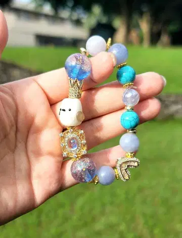 인생을 빛내고 앞으로 나아가게 하는 수호 시마연가 그라데이션 오르골 팔찌