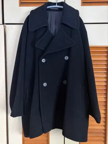 Y's 빈티지 울 코트 블랙