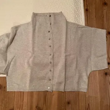 studioCLIP 하이넥 버튼 가디건