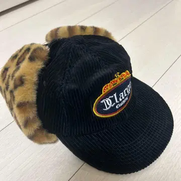 X-Large 레오파드 귀도리 모자 M 사이즈