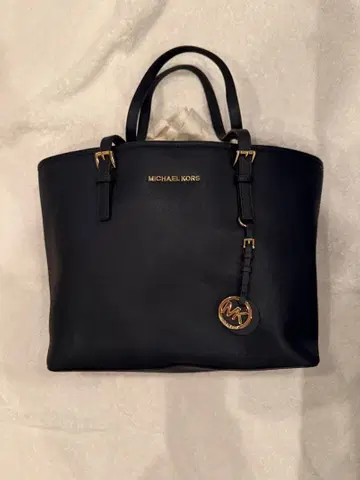 MICHAEL KORS 네이비 토트백