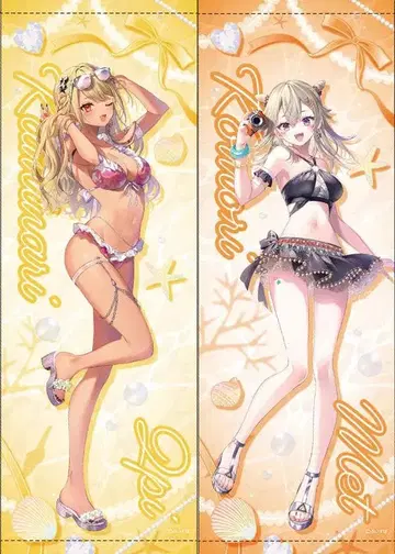 브이스포!/썸머 비치 2024/태피스트리/칸나리 큐피/코모리 메토