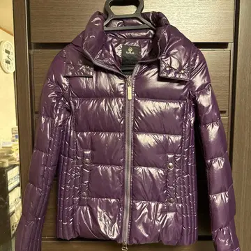 TATRAS 후드 부착 퍼플 다운 재킷 01