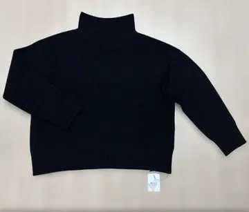 택 포함 새상품 야마다야 MEDOC 블랙 터틀넥 니트 스웨터 9호