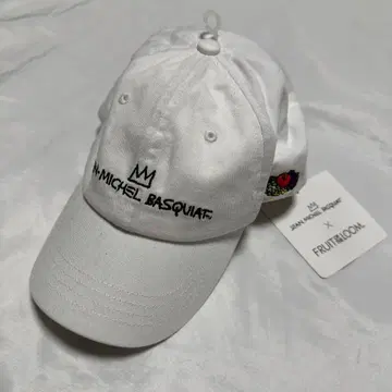 레어 20년제 프룻 오브 더 룸 x 바스키아 자수 로고 캡