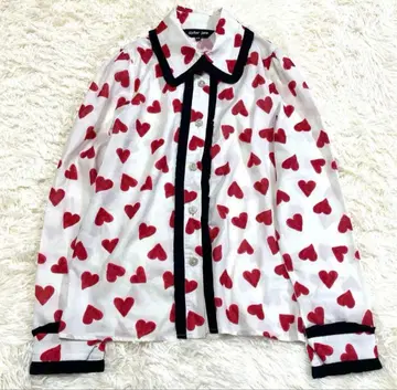 sister jane 하트 무늬 블라우스