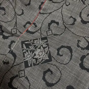 오시마 명주 진흙 오시마 7말 무늬 덩굴 패턴 교육용 실 포함 미사용품