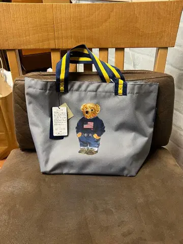 POLO 곰 무늬 토트백