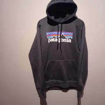patagonia 그레이 여성용 후드 부착 후드티 L