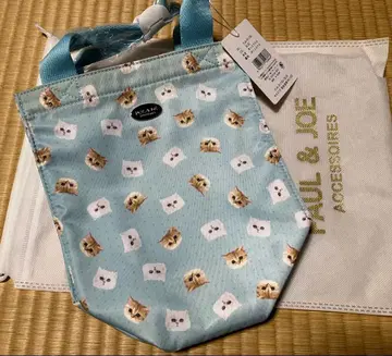 [ 미사용 새상품 ] PAUL & JOE 고양이 패턴 토트백