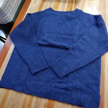 크로커다일 보트넥 래글런 슬리브 풀오버 니트