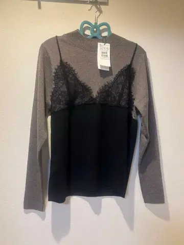 택 포함 새상품 vin 레이스 도킹 니트 스콧 클럽 계열