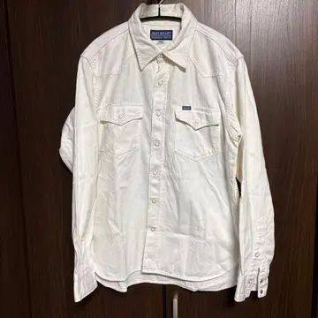 IRON HEART 아이언 하트 웨스턴 셔츠 화이트